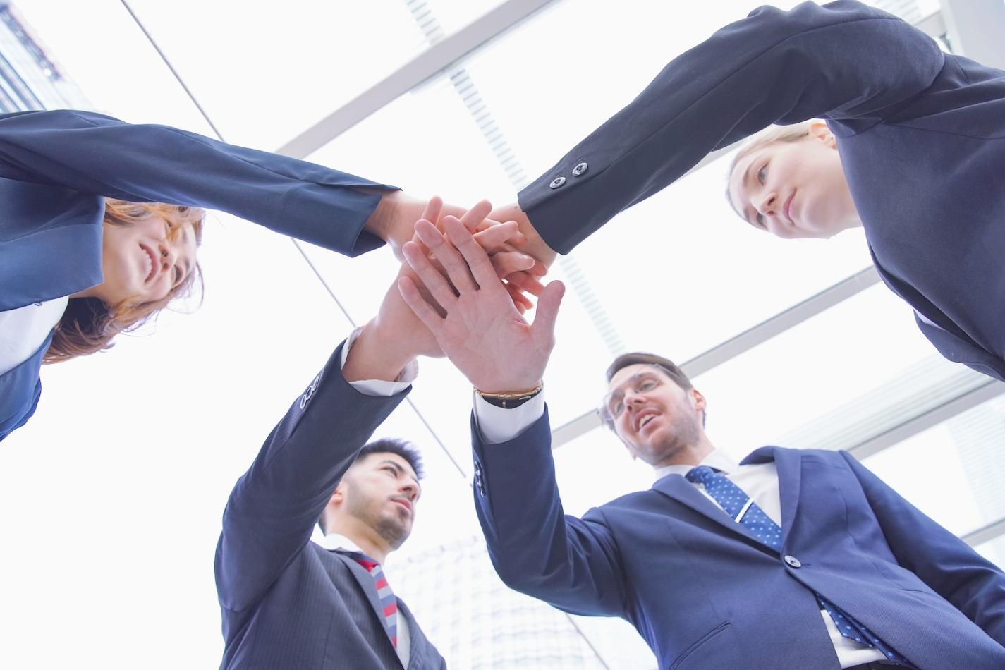 Business owner reviewing financial documents and planning budget