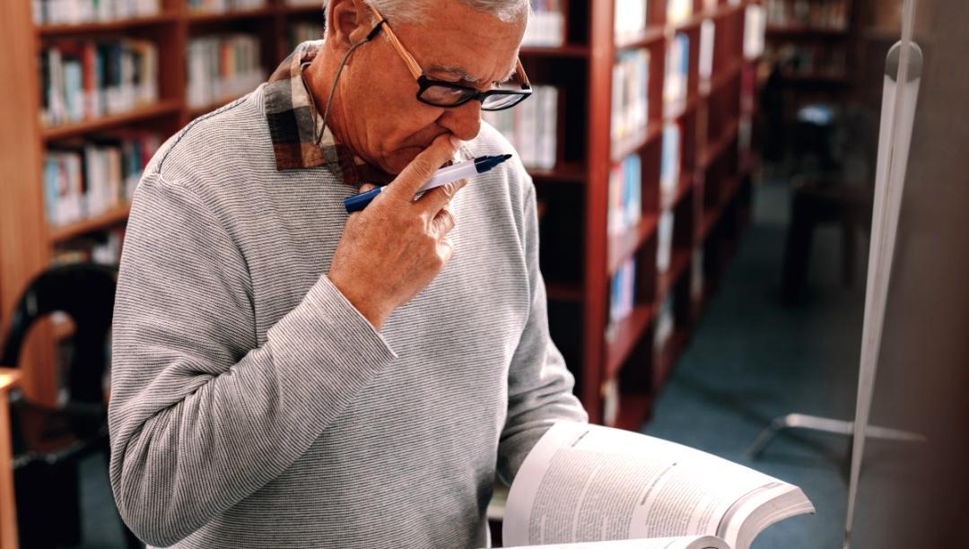 Business owner reviewing financial documents with clarity and confidence